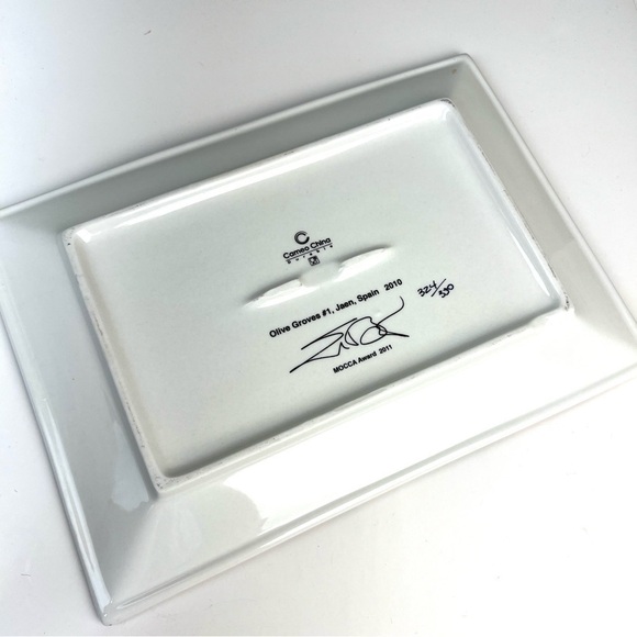 Edward Burtynsky Limited Edition Plate  Olive Groves Jaen Spain MOCCA Award 2011 - Picture 5 of 12